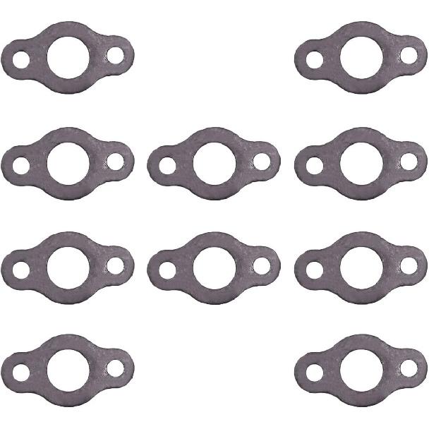 New 10pcs Pipe Flange Gasket For 49cc 66cc 80cc 2 Stroke Engine Motorized Bicycle