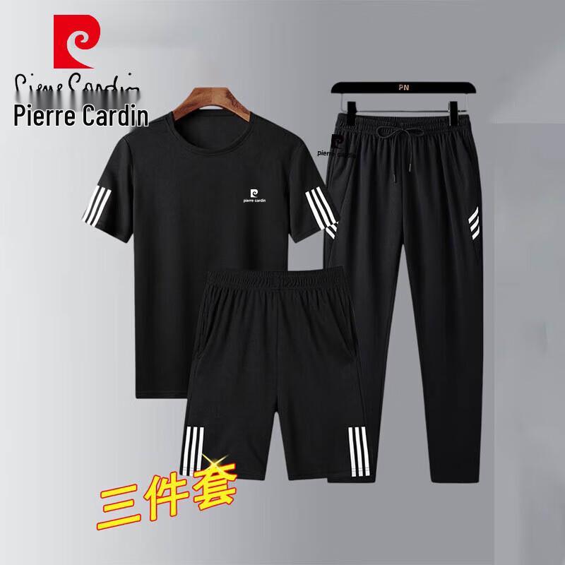 Pierre Cardin Men s Summer Sports T-Shirt 3-Piece Set 5XL