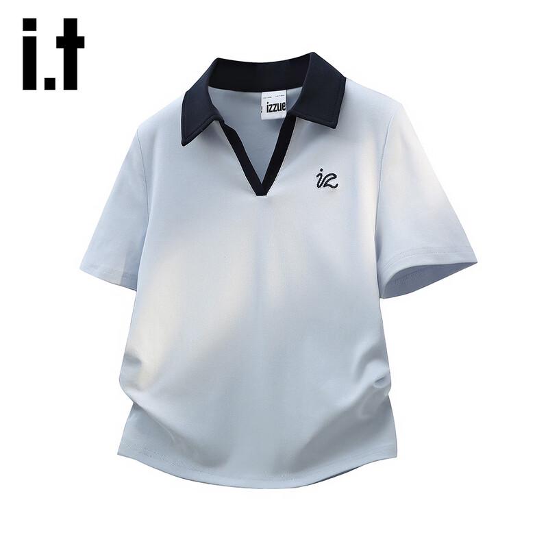 Izzue It Women s Embroidered Slim-Fit Polo T-Shirt M