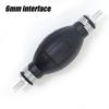 Car Hand Fuel Pump Auto Rubber Oiler 6/8/10/12mm Aluminum Interface Diesel Oil Transfer Pump Petrol Diesel Liquid Manual Pump