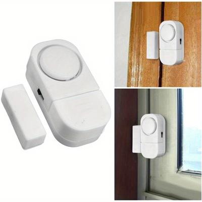 Magnetic Sensors Independent Wireless Home Window Door Entry Burglar Security Alarm System