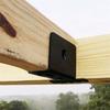 Stainless Steel Woodwork Pergola Kit - Upper Mount Bracket - Modular Sizing Pergola Hardware For 2 X 4 Lumber, Durable 8 Pack