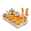 Eight Steeds Design Glass Tea Set