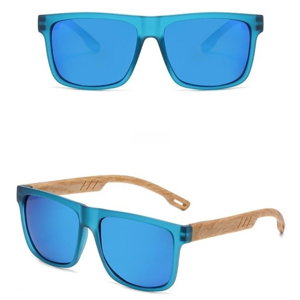 Style Vintage Lunettes de Soleil Vintage Poignée en Bois de Bambou Lunettes de Soleil de Pêche Activités Extérieures