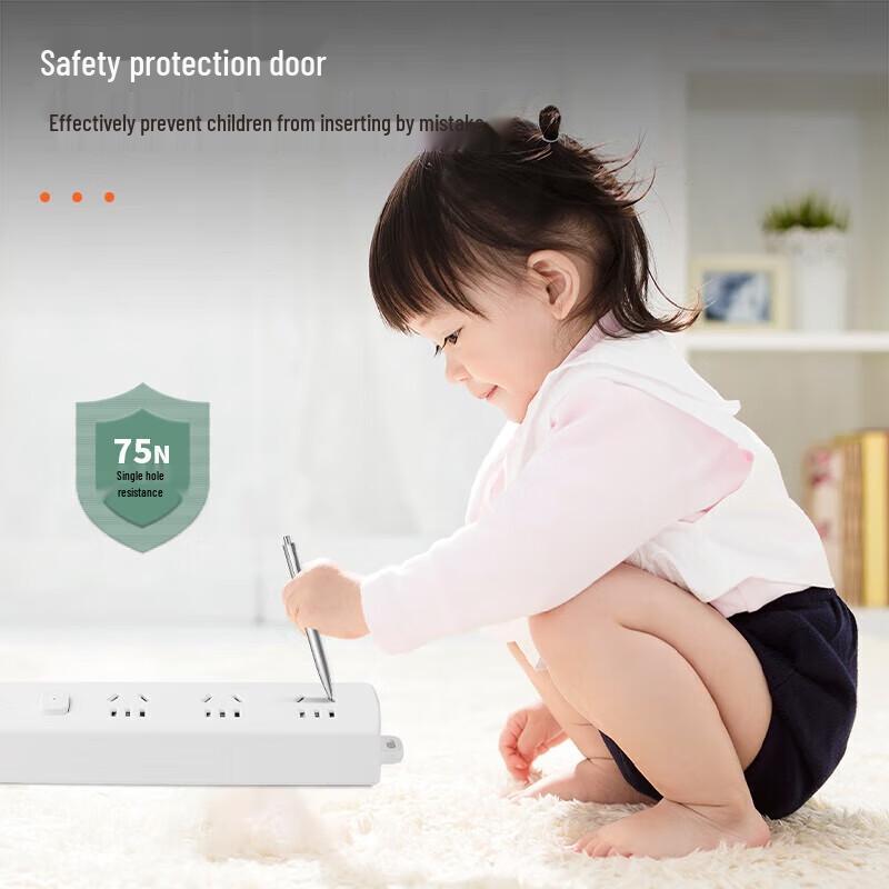 Deli 3-Outlet Power Strip
