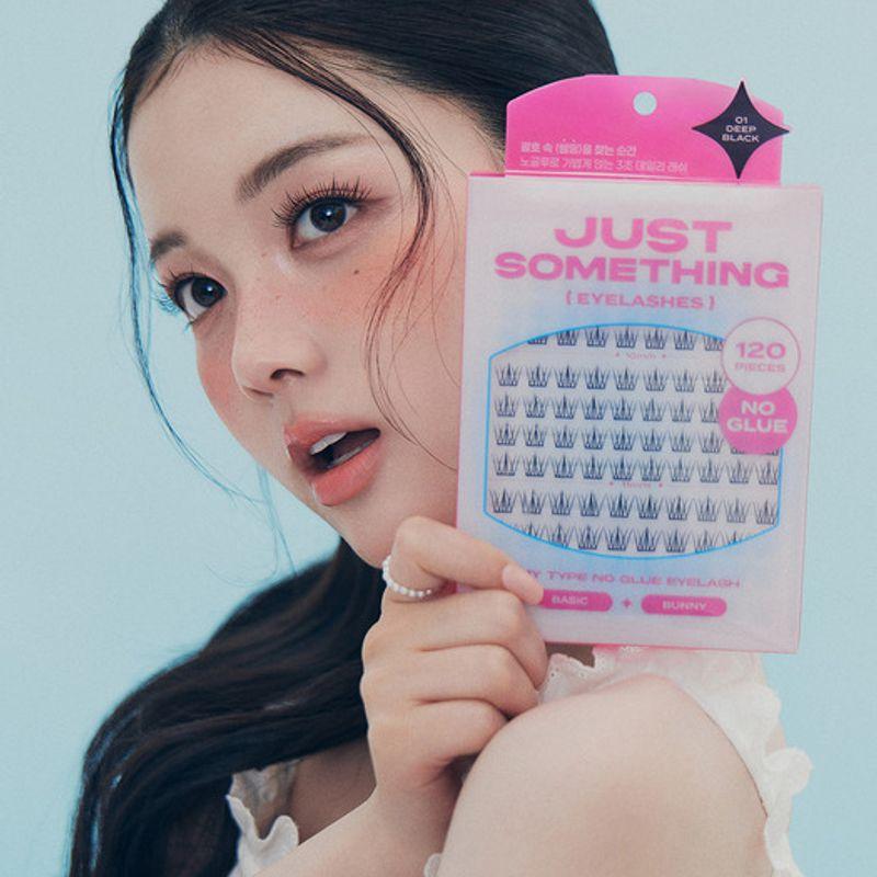 

JUST SOMETHING [JUST SOMETHING] My Type No-Glue Eyelash Basic Bunny 120pcs (01 Deep Black) 01 Deep Black (+Tweezers added)