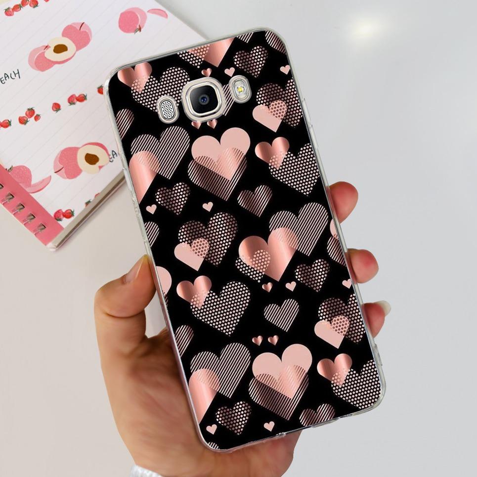 For Funda Samsung Galaxy J5 2016 Phone Case Cute Cat Dinosaur Soft Silicone Cases For Samsung J5 2016 J510 Back Cover Bumper
