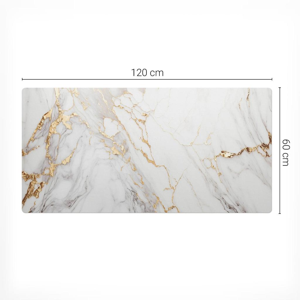 Universal Protective Mat for Computer Equipment Marble Veins 120X60 Cm