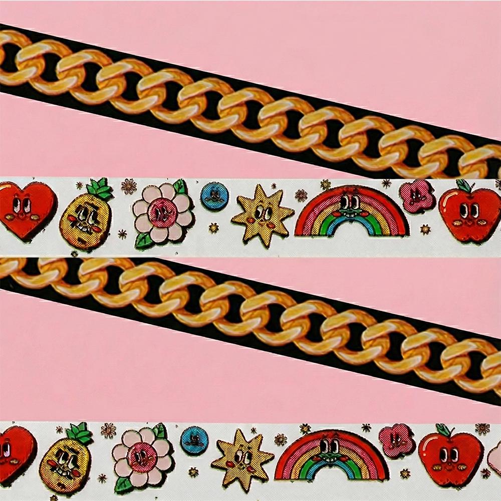 Hard Table Tennis Racket Edge Tape Cartoon Anti Collision Close PVC Side Protection Strip Blade Edge Damage Prevention