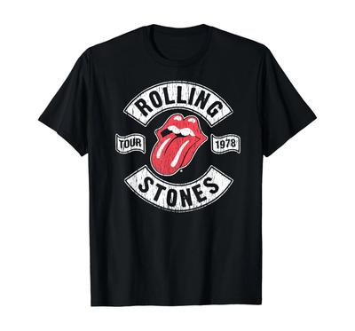 T-shirt The Rolling Stones Tour 1978 T-shirt top maglietta unisex uomo donna