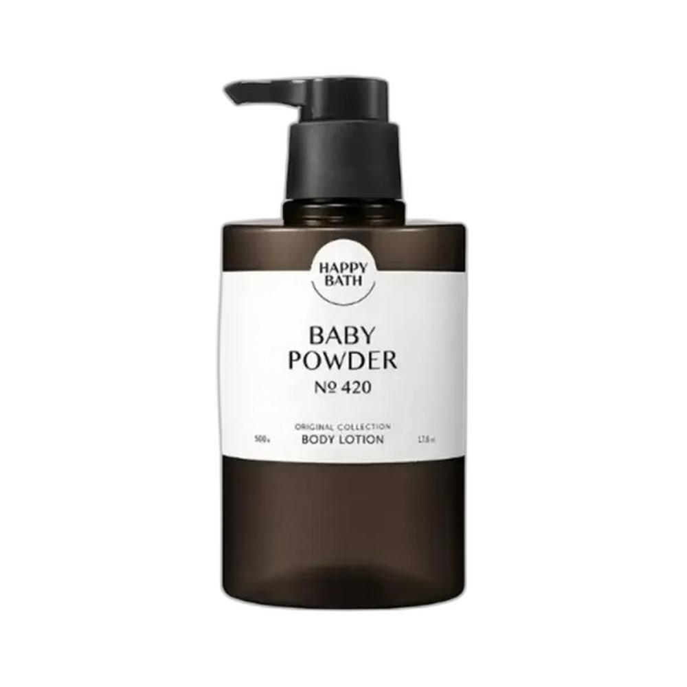 Happy Bath Original Collection Body Lotion Baby Powder 500g