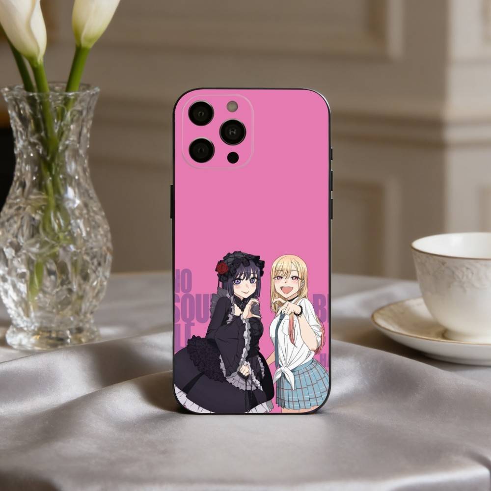 S-Shizuku K-Kuroe M-Marin Kitagawa Phone Case For iPhone 17pro, 16,15,14,13,12,11 X XR Plus,Others Soft Black Cover