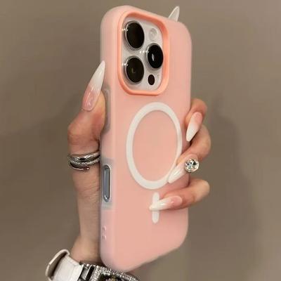 Custodia di Lusso Candy Magsafe Ricarica Wireless Opaca per Samsung Galaxy S25 Plus S24 FE S23 S22 Ultra 5G Cover Bumper Magnetica