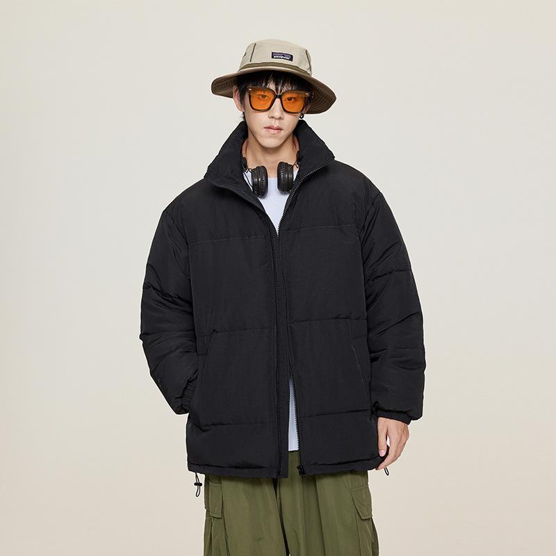 

Новый национальный стандарт пуховик для мужчин и женщин одного стиля зимняя новая модная брендовая однотонная универсальная свободная теплая куртка для пары 2XL