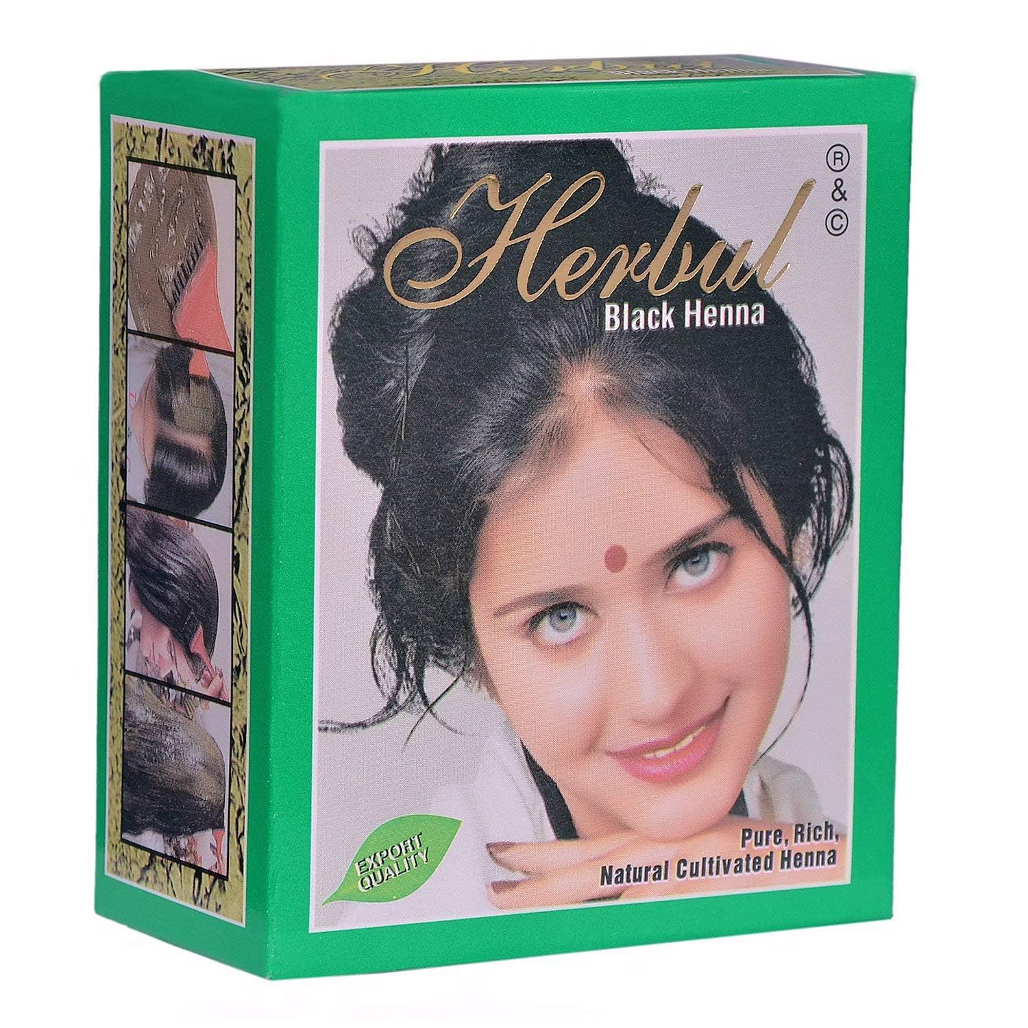 Herbul Black Henna Powder for Hair