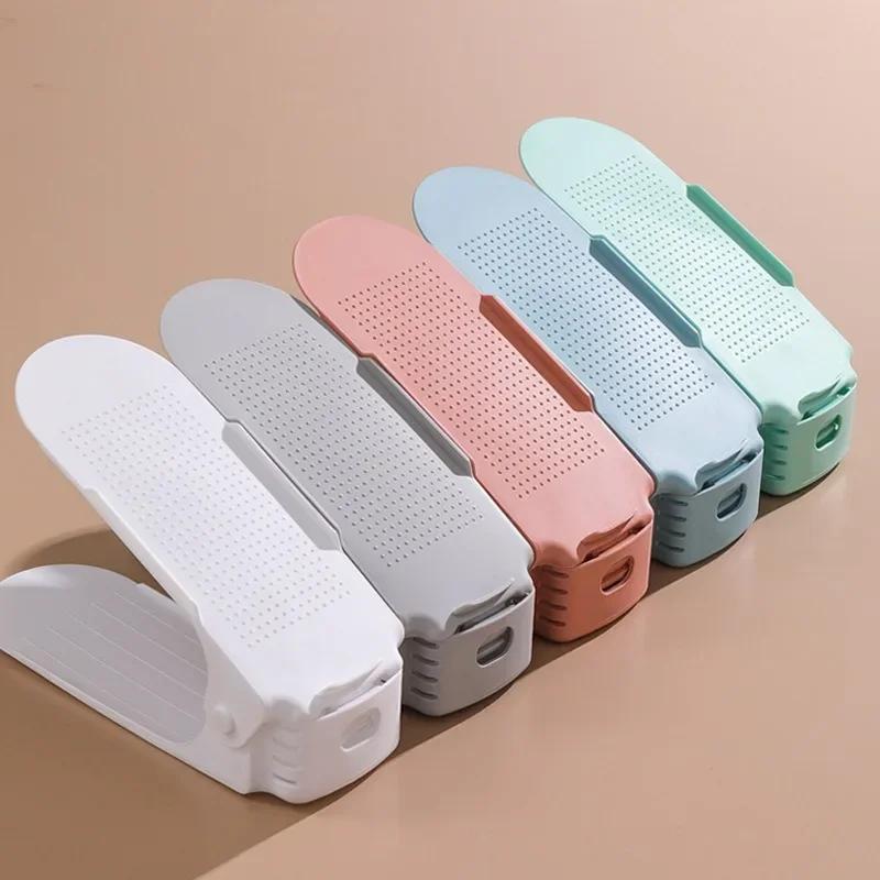 1Pcs Home Adjustable Shoe Organizer and Storage Save 50% Space Zapatero Organizador De Zapatos Shoes Rack Rangement Chaussures
