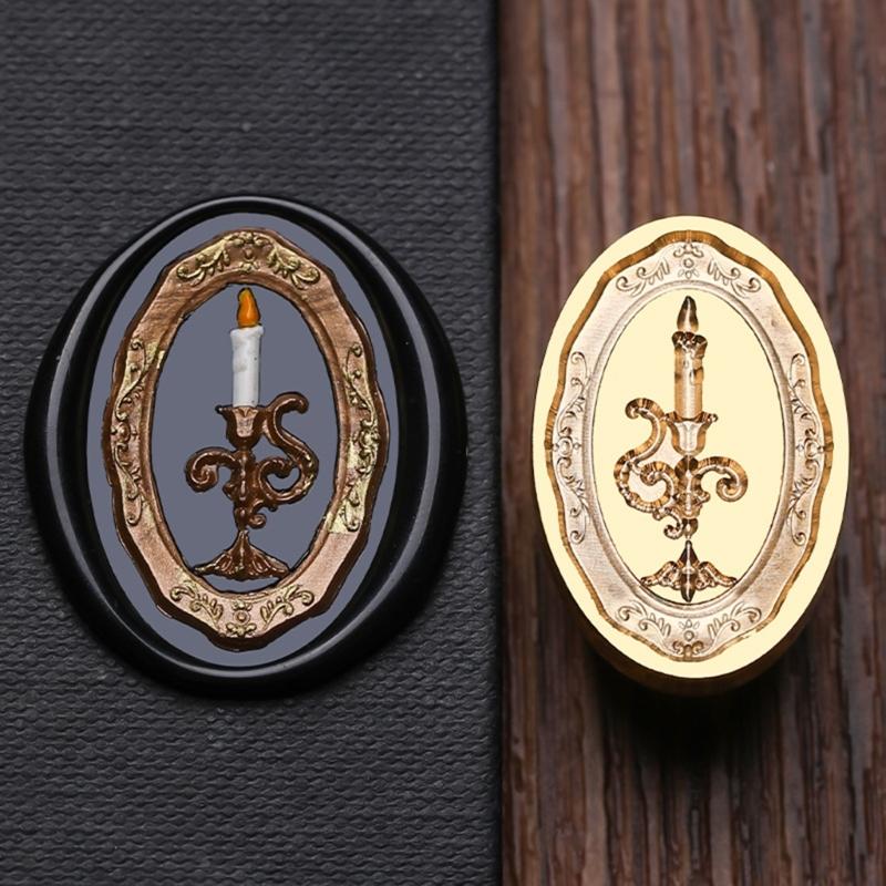 Pumpkins Sealing Wax Stamp Halloween Series Wax Seal Stamp Brass Head Seal Stamp for Scrapbooking Invitations Decoration