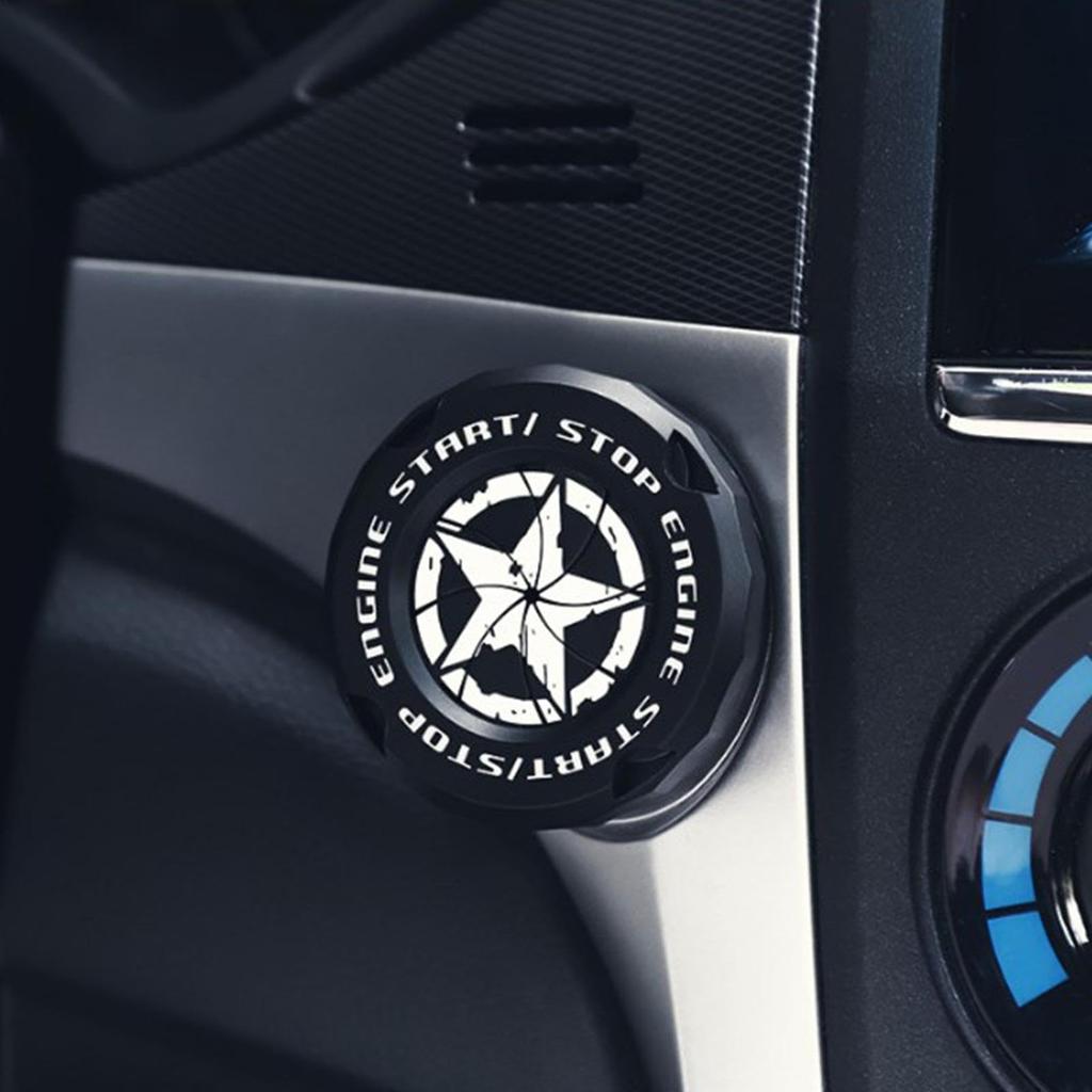 Birdusunce Push Start Button Cover, Car Start Engine Cover - Push Start Button Cover