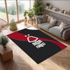 Tappeto in Velluto di Cristallo con Stampa Calcio Nottingham Forest, Comodo Assorbente d'Acqua Antiscivolo Tappeto per Pavimenti Interni