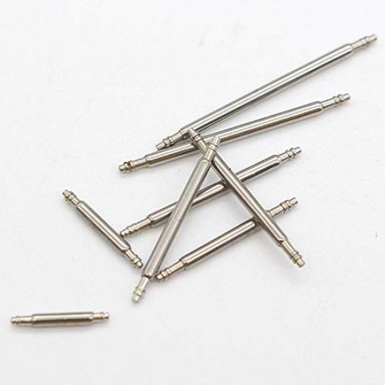 Watch Strap Parts, Link Spring Bars, 18 Sizes, 8mm-25mm, Approx. 15 Pieces Each
