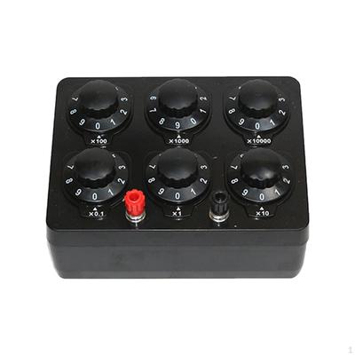 0-9999 Ohm Decimal Resistance Meter Teaching Knob Switch Experimental Instrument Ohmmeters for