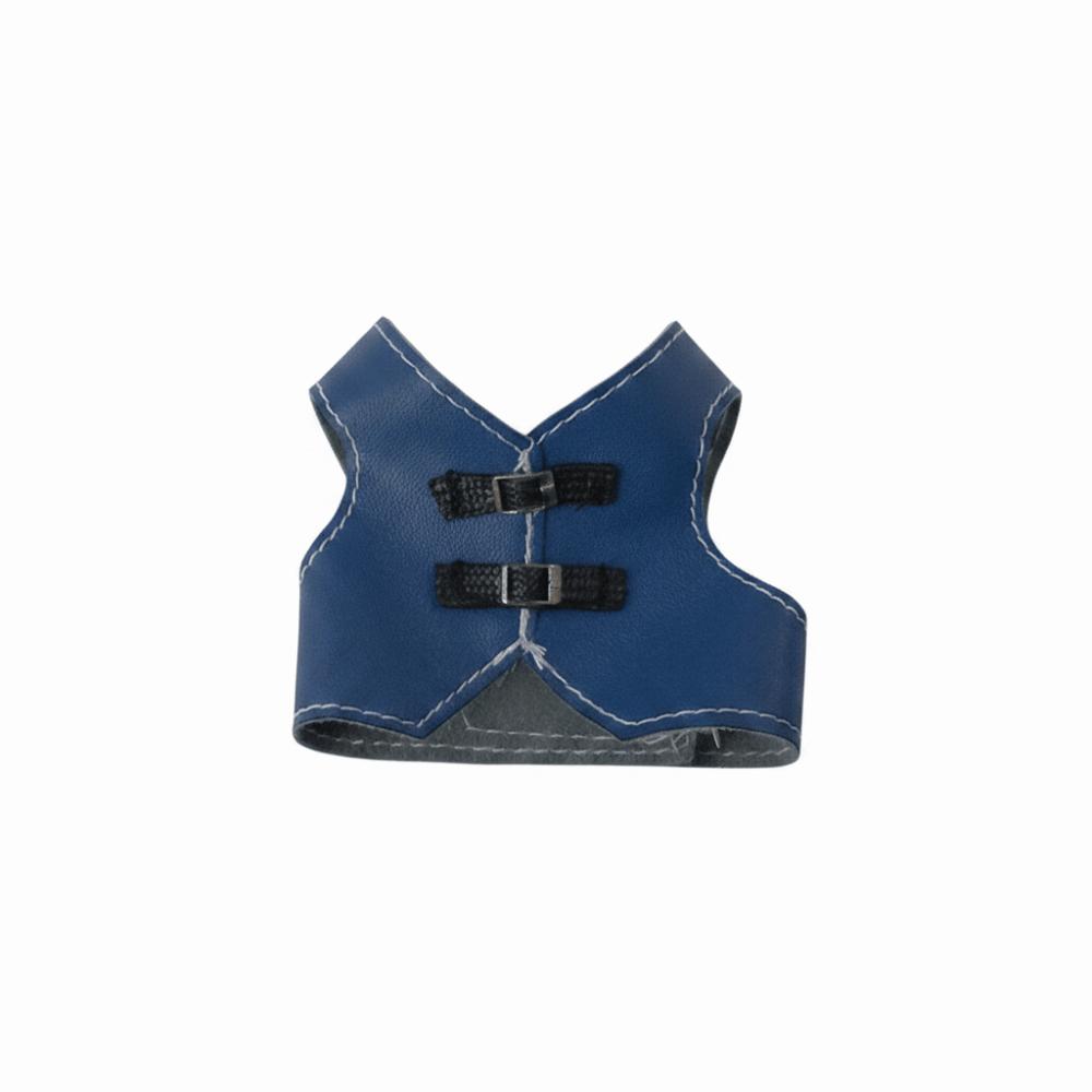 Leather Pet Birds Vest Vintage Style Bird Flight Suit Birds Cosplay Outfit  Photography Prop S синий