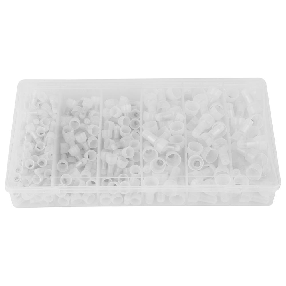 300Pcs CE-1/2/5 Crimp Terminals Connectors Kit Closed End Crimp Connectors  Car Audio