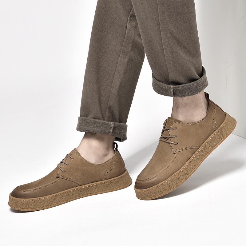 Chaussures De Sport Sans Lacets Pour Homme - Marron Taille 42, Légères, Antidérapantes, Pour Marche Et Ville