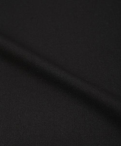 PRAIRIE [Summer] Like Linen Wide Slacks (Black)
