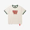 New Era Oakland AThleTics World Series Ringer T shirT Cream 15147504