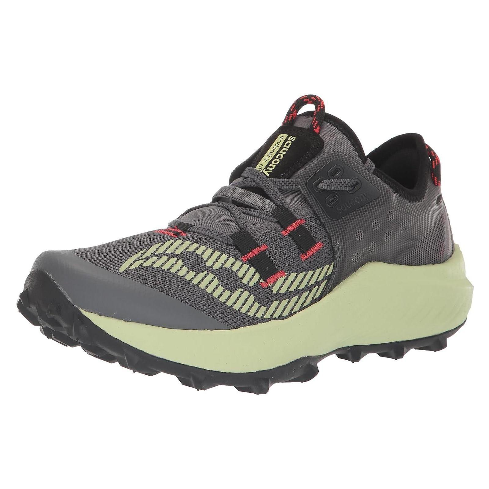 Saucony Endorphin Rift Shadow Aurora Unisex Sneaker Grau S20856-31 40.5 black