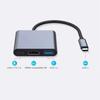 USB-C 4-in-1 Adapter: Type-C To HDMI, VGA, & PD Hub