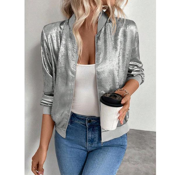 New Autumn Winter Casual Fashion Classic Sequined Nightclub Coat