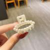 Small Pearls Acrylic Hair Claw Clips Small Size Makeup Hair Styling Barrettes For Women Cute Mini Claw Clip Hair Accessories
