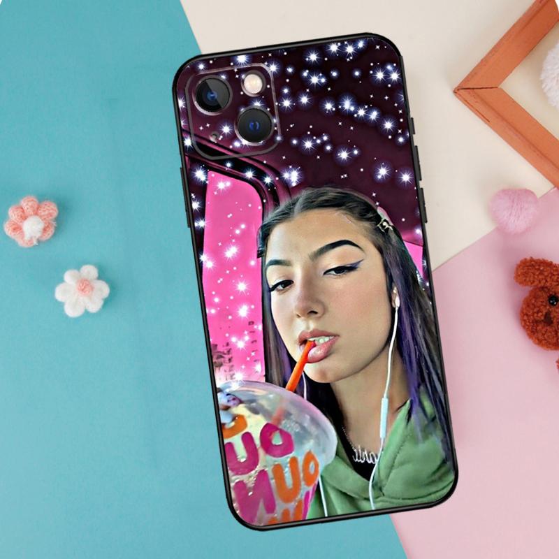 

charlie damelio Phone Case For iPhone 16 15 14 13 11 12 Pro Max Plus Mini XR 16e Funda Silicone Back Cover iPhone 14 Pro