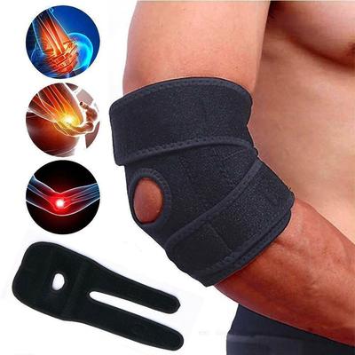 Elastische Polsterfeder Ellenbogenbandage Armstützpolster Verstellbares Ellenbogenpolster Ellenbogenpolster Fitness Armband Polster