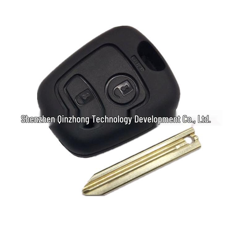 Peugeot 2-Button Car Key with 7961 Chip, Compatible Key Blank, 433 MHz Frequency