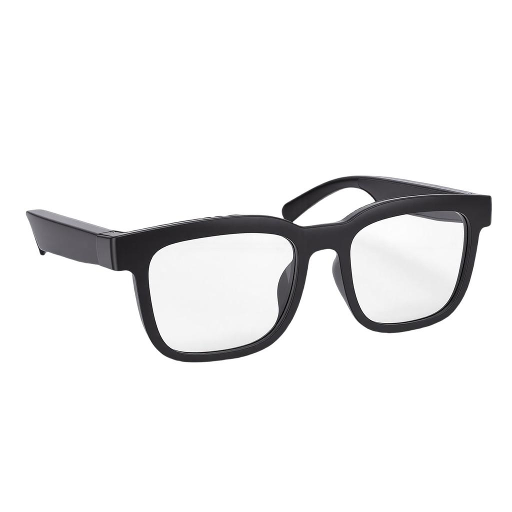 Bluetooth Audio Smart Glasses for Women Men Blue Light Blocking Photochromic Lenses Dual Stereo Speakers Voice Control