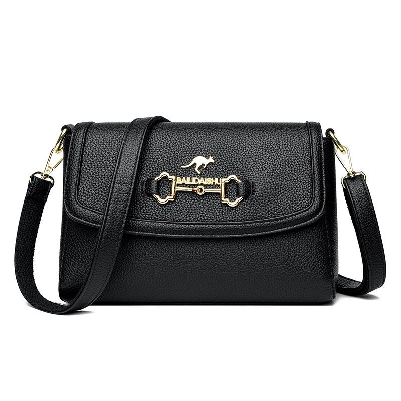 New Women's Personalized One Shoulder Slanted Straddle Women's Bag Tote Bag Fashionable Korean Style Simple and Atmospheric Small Bag