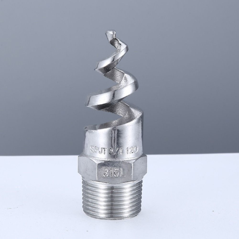 316L Stainless Steel Spiral Nozzle Silver Atomization Nozzle  Agricultural Spray