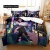 Akudama Drive Bedding Set Single Twin Full Queen King Size Bed Set Adult Kid Bedroom Duvet Cover Sets 3D Anime Bed Sheet Set
