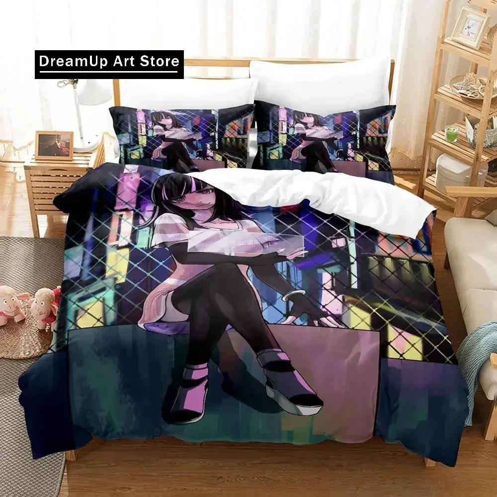 Akudama Drive Bedding Set Single Twin Full Queen King Size Bed Set Adult Kid Bedroom Duvet Cover Sets 3D Anime Bed Sheet Set