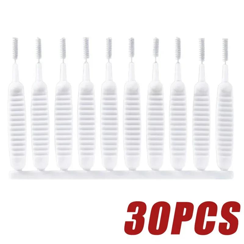 30PCS Shower Head Cleaning Brush Bathroom Nozzle Washing Anti Clogging Mini Brush Pore Phone Hole Brush Cleaner Toilet Accessory