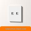 Ultra-Thin Smart Switch Panel with Mijia App Voice Control, Single/Double Options for Whole House Smart Home Integration.