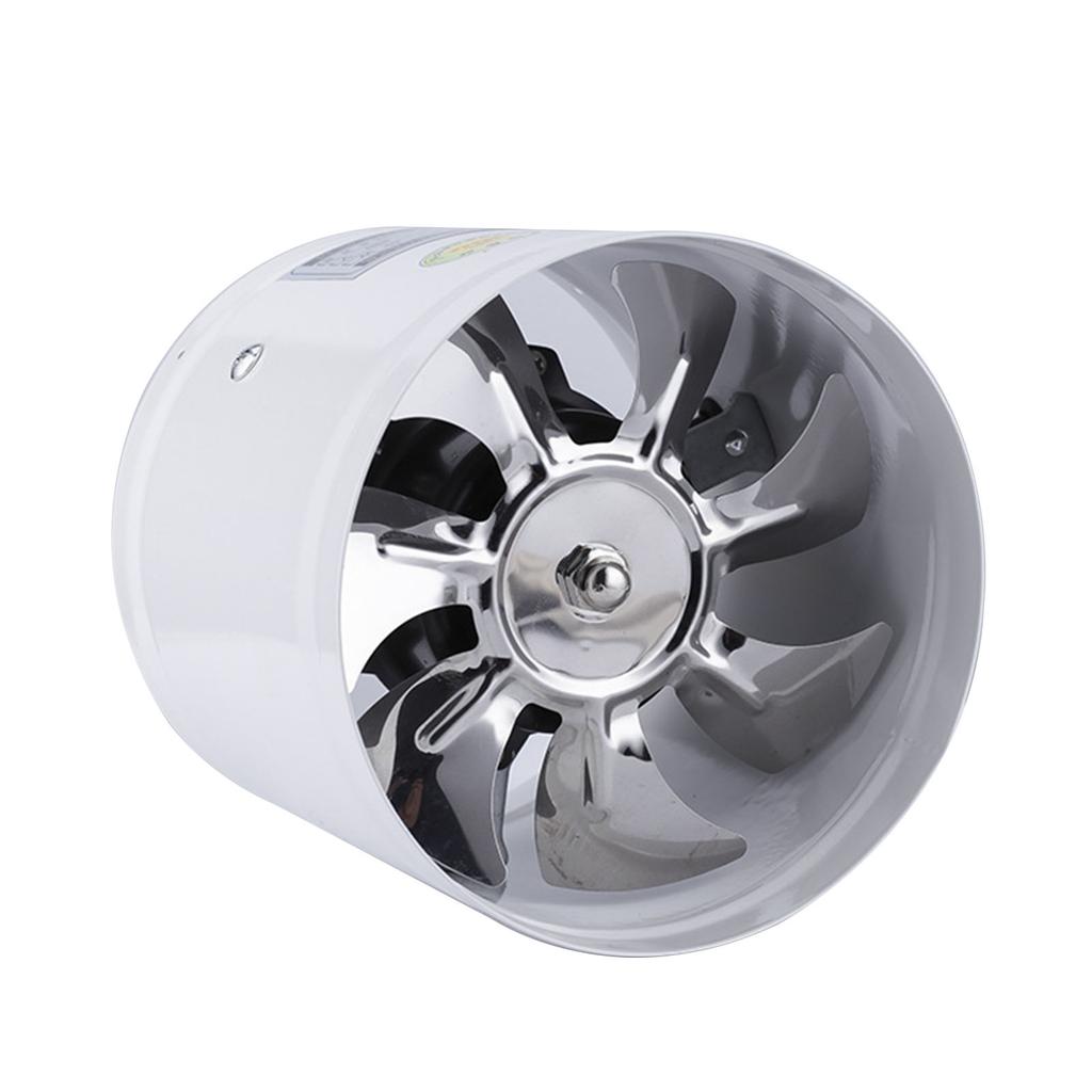 Pipe Exhaust Fan Duct Ceiling Air Ventilation Blower Booster Window Exhaustor Toilet Kitchen Vent Fan Duct Fan Low Noise