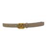 2.5cm Women's Colorful Leather Belt with Double C Buckle - Luxury, Versatile & Classic Style