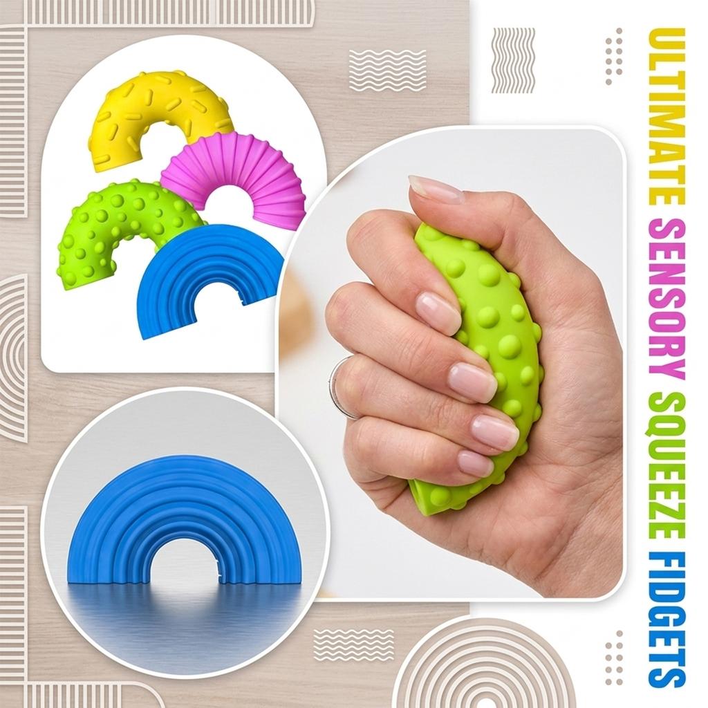 Children's Sensory Fingertips, Silicone Toy Finger Sleeves