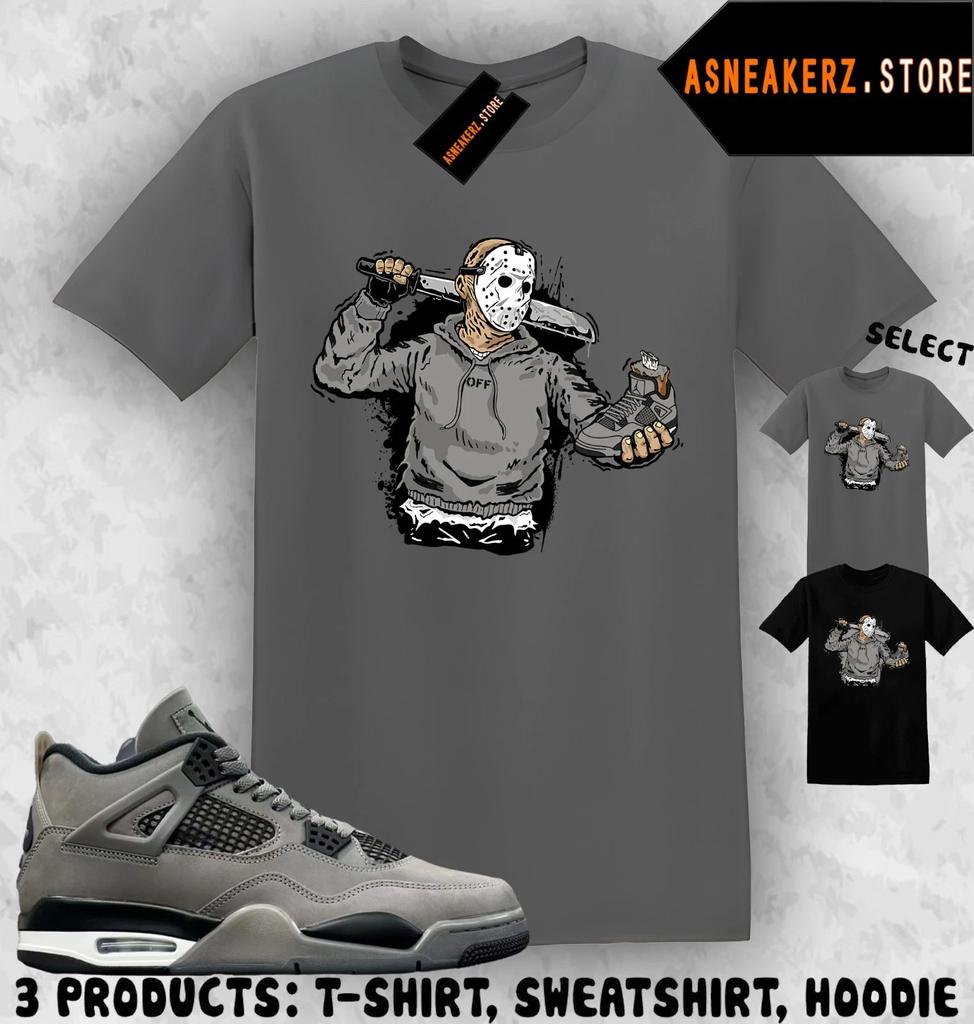 Tee Shirt Matching AJ 4 Cave Stone 2025 Match Sneaker Sneakerhead Jason T shirt