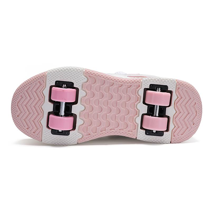 29-40 Chlapecké/Dívčí boty s kolečky Čtyřkolečkové sportovní kolečkové brusle Odnímatelné brusle Sportovní boty