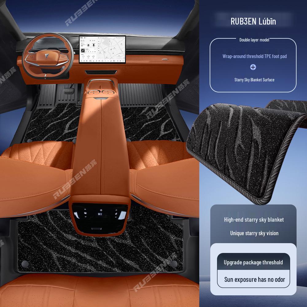 Dedicated TPE Door Sill Mats for Deep Blue S07/S05 Car